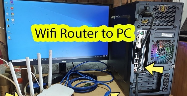 Attach WiFi Router to PC